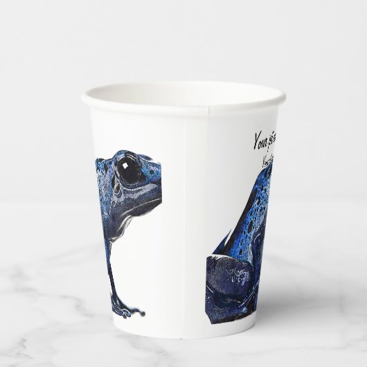 Blue and Black, Blue Poison Dart Frog 紙コップ (右)