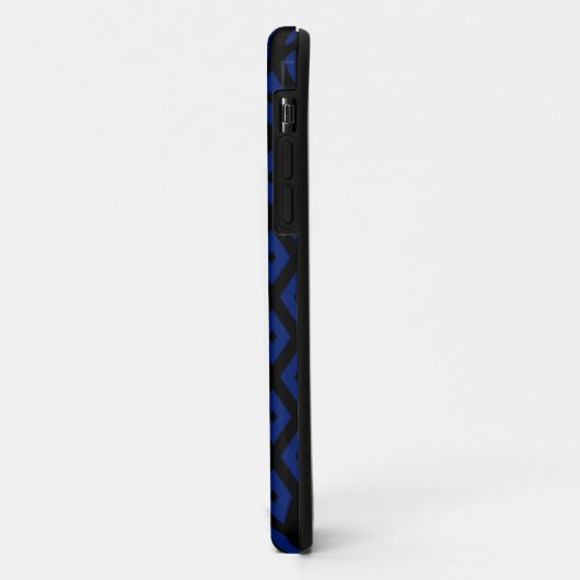 Blue and black diamond pattern Case-Mate iPhoneケース (裏面/左)