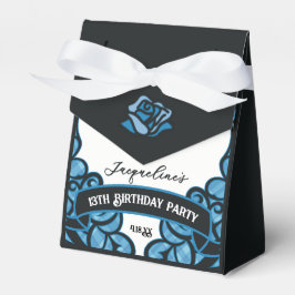 Blue and Black Gated Rose Princess Birthday Favor フェイバーボックス