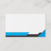 Blue and Black Square Shapes 名刺 (裏面)