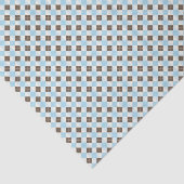 Blue and Brown Classic Argyle Pattern 薄葉紙 (詳細)