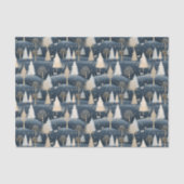 Blue and Cream Snowy Fields  薄葉紙 (正面)