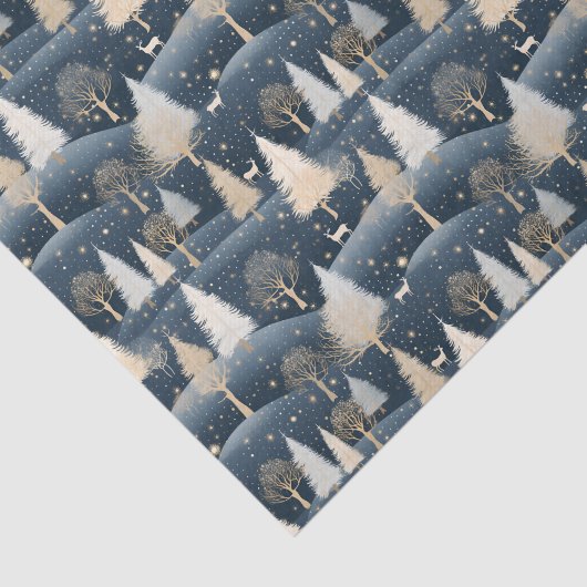 Blue and Cream Snowy Fields  薄葉紙 (詳細)