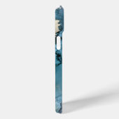 blue and dusty pink gold marble personalized  Case-Mate iPhoneケース (裏面 / 右)