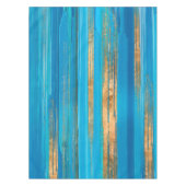 Blue and Gold lines Abstract N2 テーブルクロス (正面)