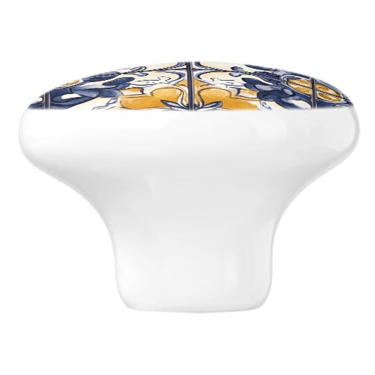 Blue and Gold Pattern  セラミックノブ (側面)