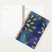 Blue and Gold with Motivational Quote Planner プランナー手帳 (ディスプレー)