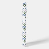 blue and green damask ornament pointillism Case-Mate iPhoneケース (裏面 / 右)