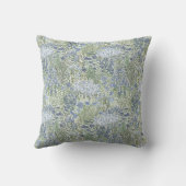 Blue and Green Garden Tapestry Floral Cushion クッション (裏面)