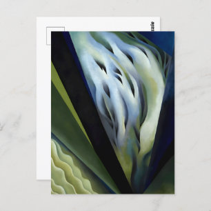 Blue and Green Music by Georgia O'Keefe ポストカード