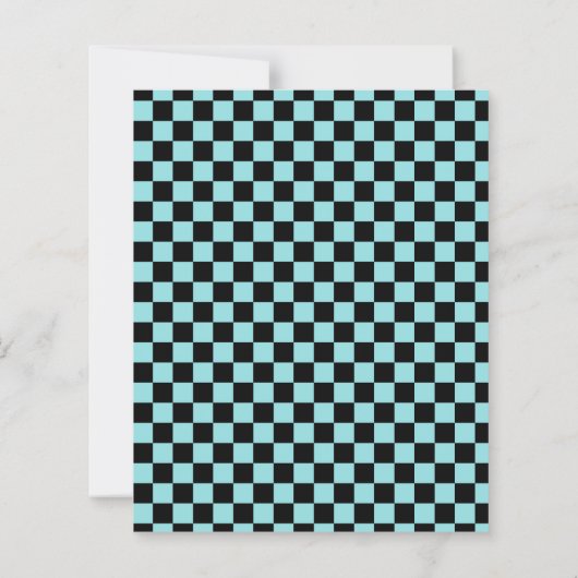 Blue and Pink Checkered Pattern Craft Paper (裏面)