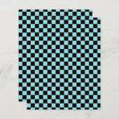 Blue and Pink Checkered Pattern Craft Paper (正面/裏面)
