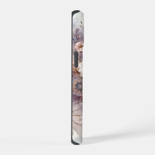 Blue and Pink Dream Catcher iPhone 15ケース (右側面)