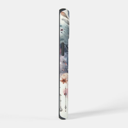 Blue and Pink Dream Catcher iPhone 15ケース (右側面)