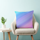Blue and pink shade pillow クッション (椅子)