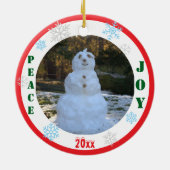 Blue and Red Cars PHOTO NAME セラミックオーナメント (裏面)