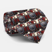 Blue And Red Train  ネクタイ (ロール)