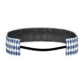 Blue and Silver Diamond Argyle アスレチックヘッドバンド (裏面)