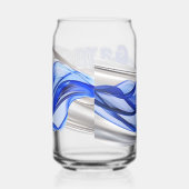 Blue and Silver Game day ガラス缶 (右)