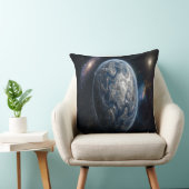 Blue and Silver Planet クッション (椅子)