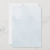 Blue and Tan Watercolor Baby Boy Aqeeqah inivite 招待状 (裏面)