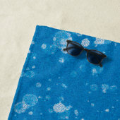 Blue and white beach towel ビーチタオル (インサイチュ)