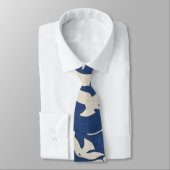 Blue and White Birds ネクタイ (タイ)