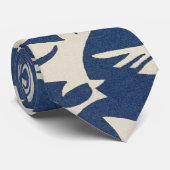 Blue and White Birds ネクタイ (ロール)