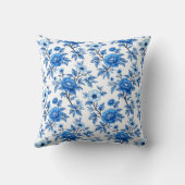 Blue and White Chinoiserie クッション (裏面)