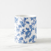 Blue and White Chinoiserie Bridesmaid Gift コーヒーマグカップ (中央)