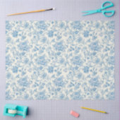 Blue and White Chinoiserie Decoupage Pattern 薄葉紙 (クラフト)