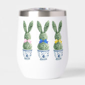 Blue and White Chinoiserie With Rabbit Topiaries (正面)