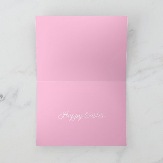 Blue and White Chinoiserie With Rabbits Topiary カード (内部)