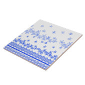 Blue and White floral design, タイル (側面)