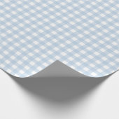 Blue and White Gingham ラッピングペーパー (角)