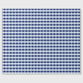 Blue And White Gingham  ラッピングペーパー (フラット)