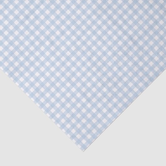Blue and White Gingham 薄葉紙 (詳細)