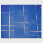 Blue and white glass windows ラッピングペーパー (フラット)