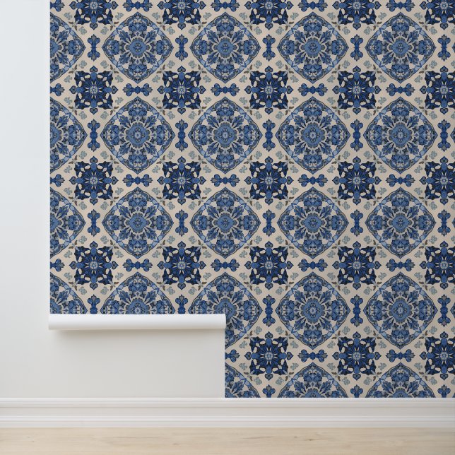 Blue and White Mediterranean Pattern 壁紙 (アプリケーション)