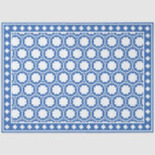 Blue and White Modern Bone Inlay Decoupage Paper 薄葉紙 (正面)