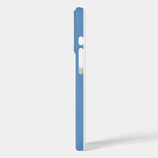 Blue and White Monogrammed Stripes Case-Mate iPhoneケース (裏面 / 左)