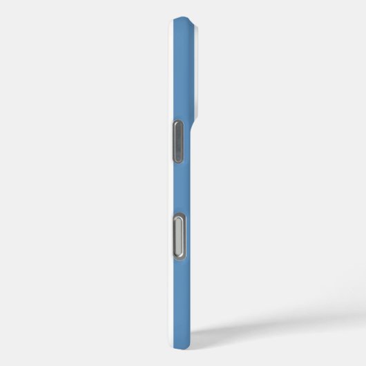 Blue and White Monogrammed Stripes Case-Mate iPhoneケース (裏面 / 右)