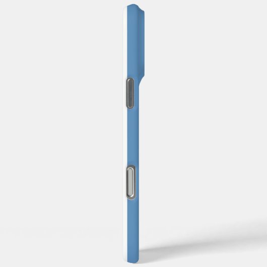 Blue and White Monogrammed Stripes Case-Mate iPhoneケース (裏面 / 右)