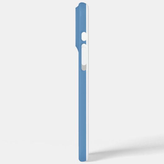 Blue and White Monogrammed Stripes Case-Mate iPhoneケース (裏面 / 左)