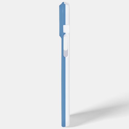 Blue and White Monogrammed Stripes Case-Mate iPhoneケース (裏面 / 左)