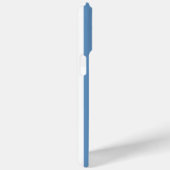 Blue and White Monogrammed Stripes Case-Mate iPhoneケース (裏面 / 右)