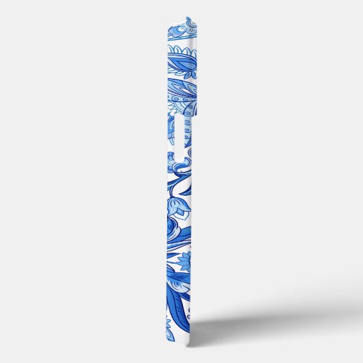 Blue and White Paisley Case-Mate iPhoneケース (裏面 / 右)