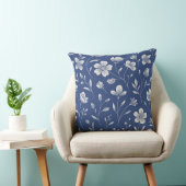 Blue and White Pillows - Customizable - Home Decor クッション (椅子)
