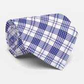 Blue And White Plaid  ネクタイ (ロール)