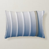 Blue and white plastic container アクセントクッション (正面)